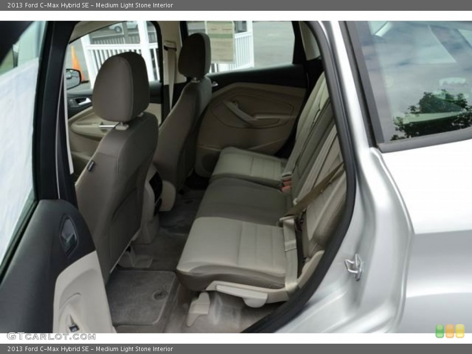 Medium Light Stone Interior Rear Seat for the 2013 Ford C-Max Hybrid SE #85951944