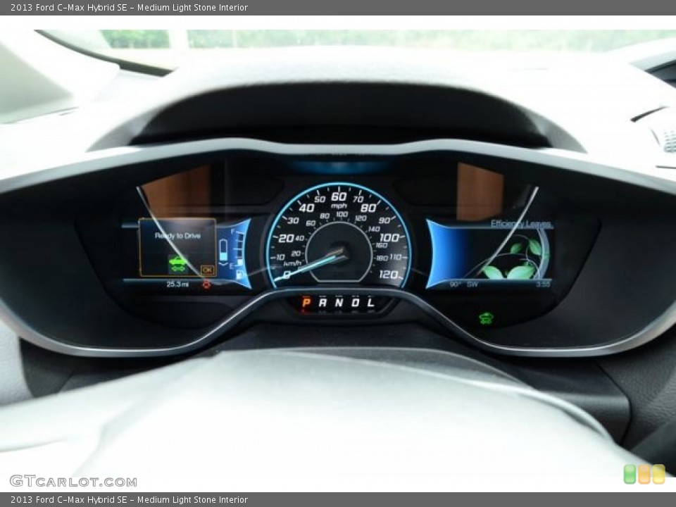 Medium Light Stone Interior Gauges for the 2013 Ford C-Max Hybrid SE #85952088