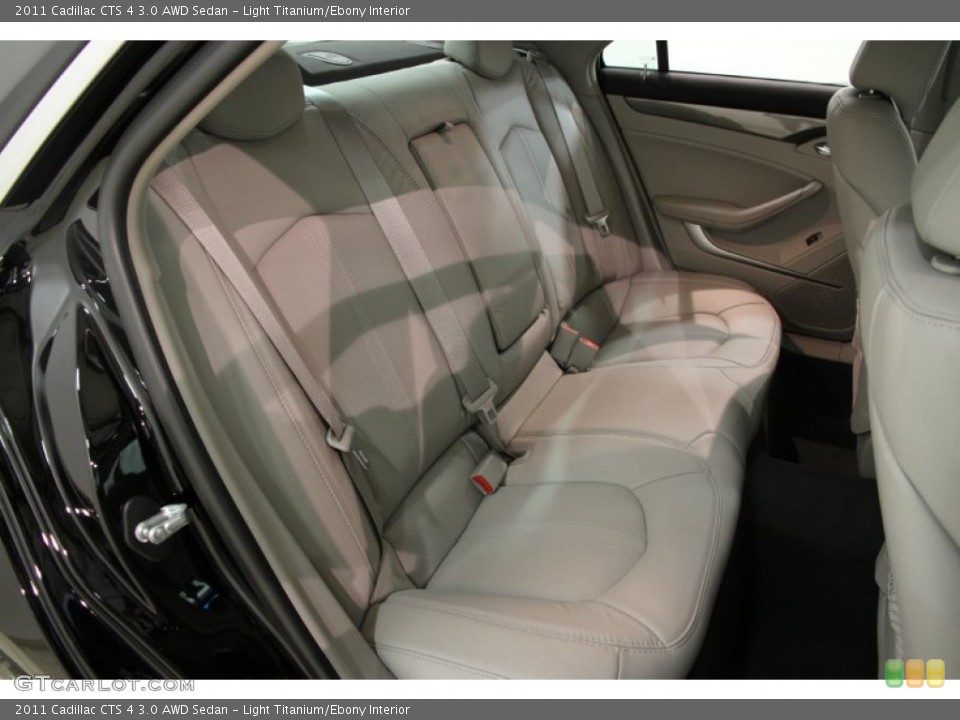 Light Titanium/Ebony Interior Rear Seat for the 2011 Cadillac CTS 4 3.0 AWD Sedan #85955337