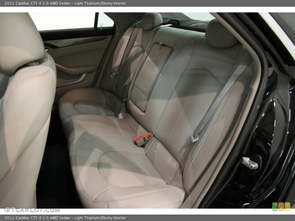 Light Titanium/Ebony Interior Rear Seat for the 2011 Cadillac CTS 4 3.0 AWD Sedan #85955352