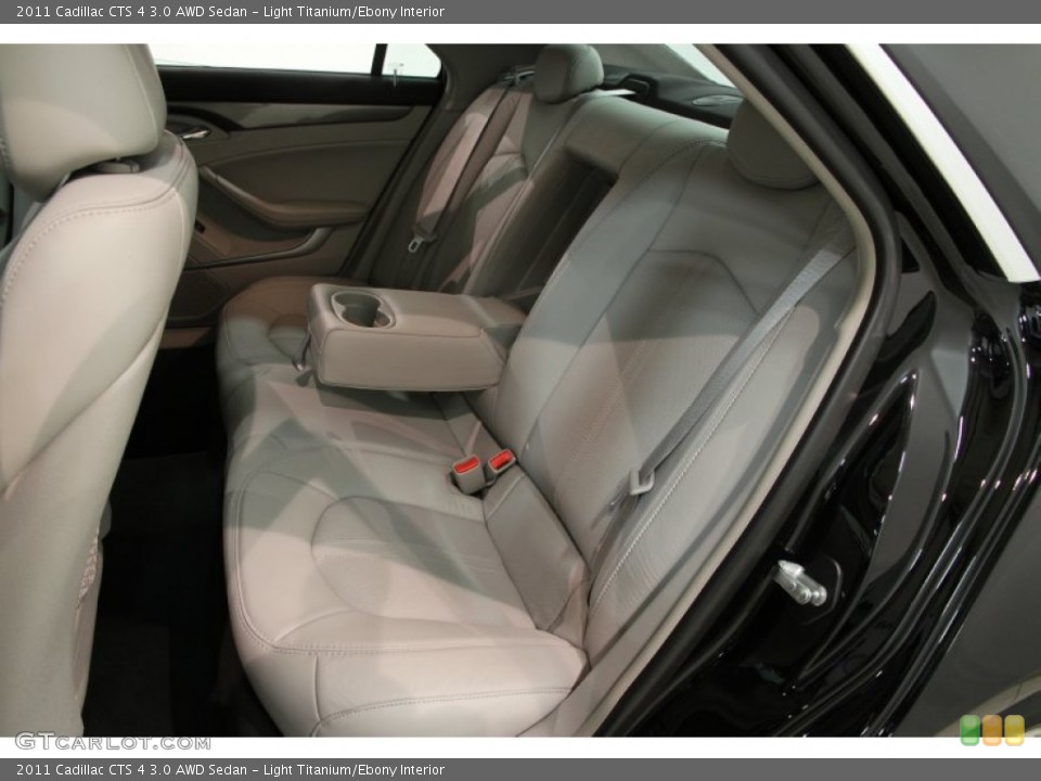 Light Titanium/Ebony Interior Rear Seat for the 2011 Cadillac CTS 4 3.0 AWD Sedan #85955364