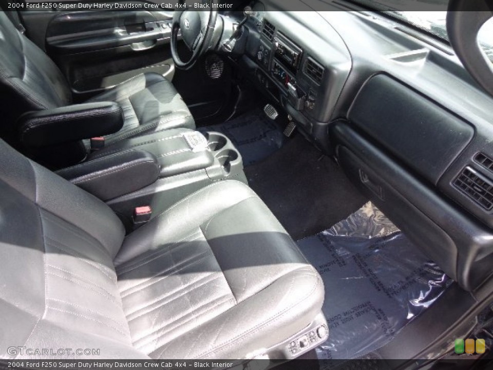 Black 2004 Ford F250 Super Duty Interiors