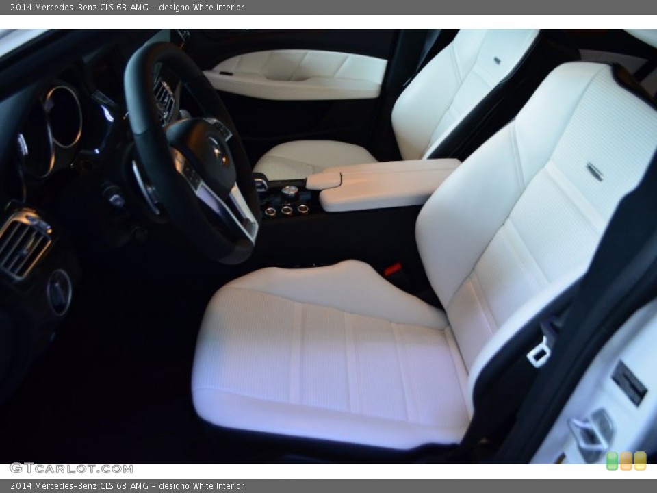 designo White 2014 Mercedes-Benz CLS Interiors