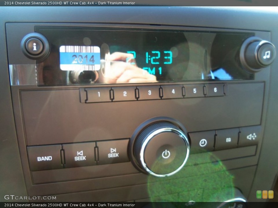 Dark Titanium Interior Audio System for the 2014 Chevrolet Silverado 2500HD WT Crew Cab 4x4 #85957341