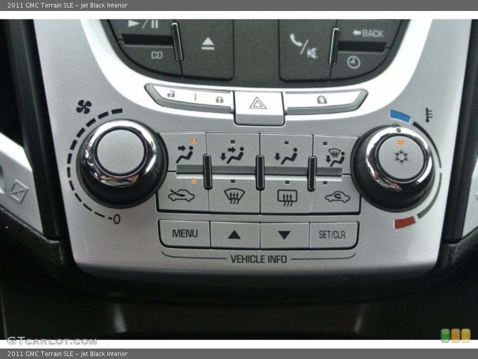 Jet Black Interior Controls for the 2011 GMC Terrain SLE #85959822