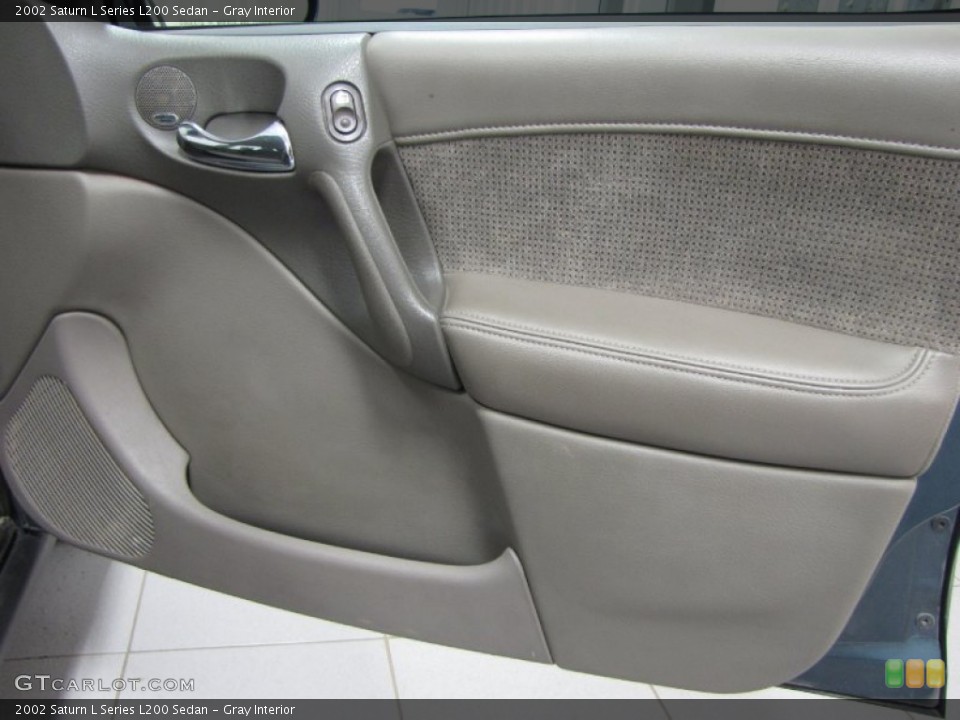 Gray Interior Door Panel for the 2002 Saturn L Series L200 Sedan #85960107