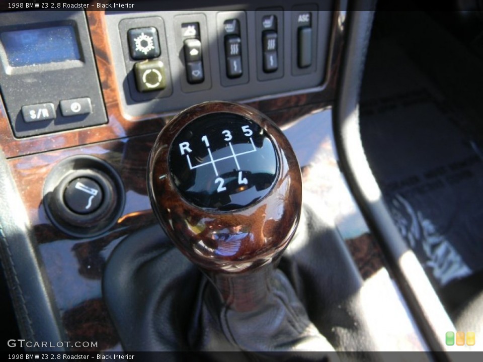 Black Interior Transmission for the 1998 BMW Z3 2.8 Roadster #85960761