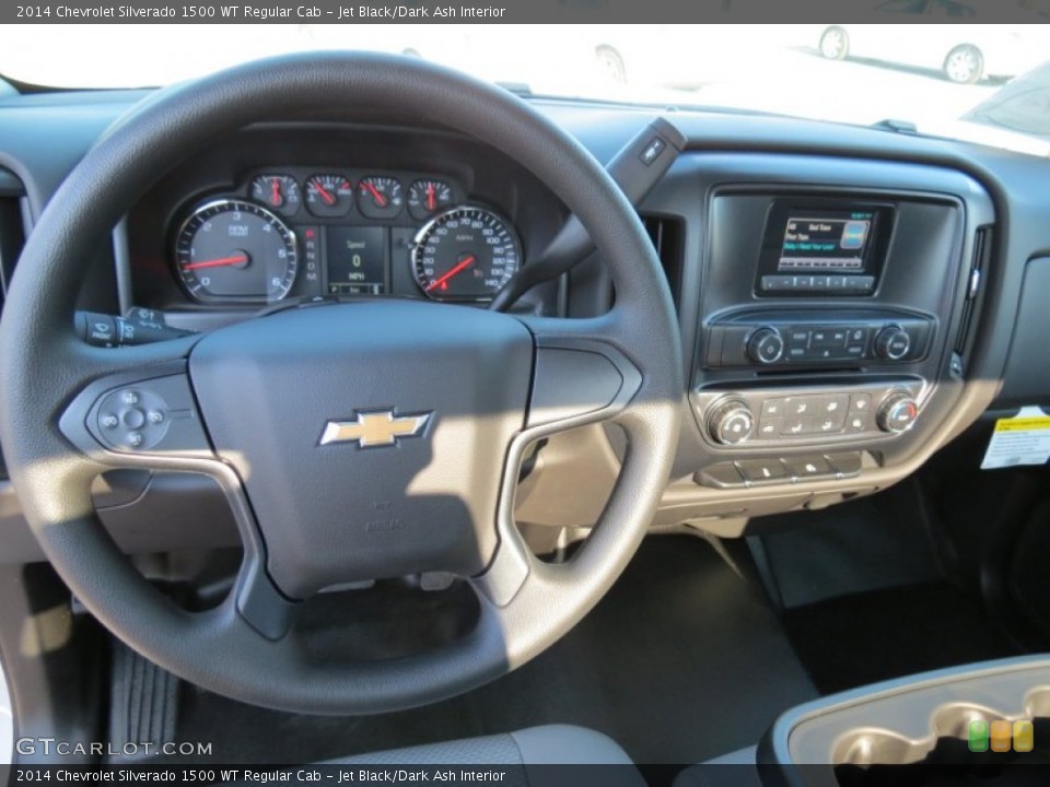 Jet Black/Dark Ash Interior Steering Wheel for the 2014 Chevrolet Silverado 1500 WT Regular Cab #85963575