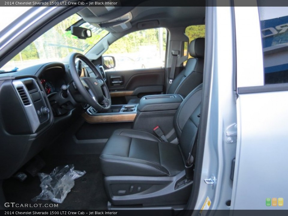 Jet Black Interior Front Seat for the 2014 Chevrolet Silverado 1500 LTZ Crew Cab #85966089