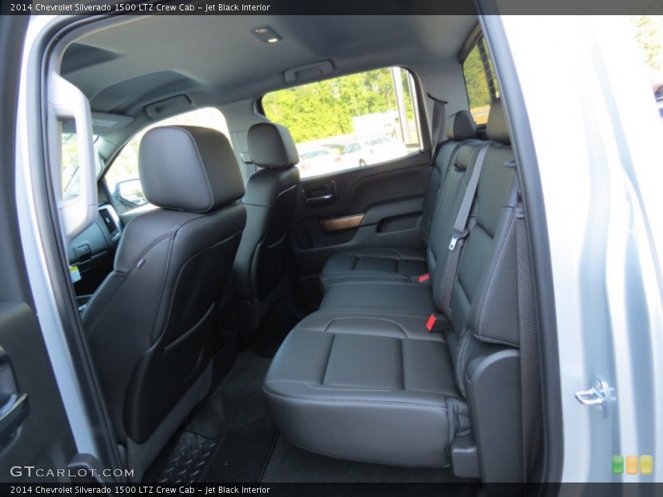 Jet Black Interior Rear Seat for the 2014 Chevrolet Silverado 1500 LTZ Crew Cab #85966110