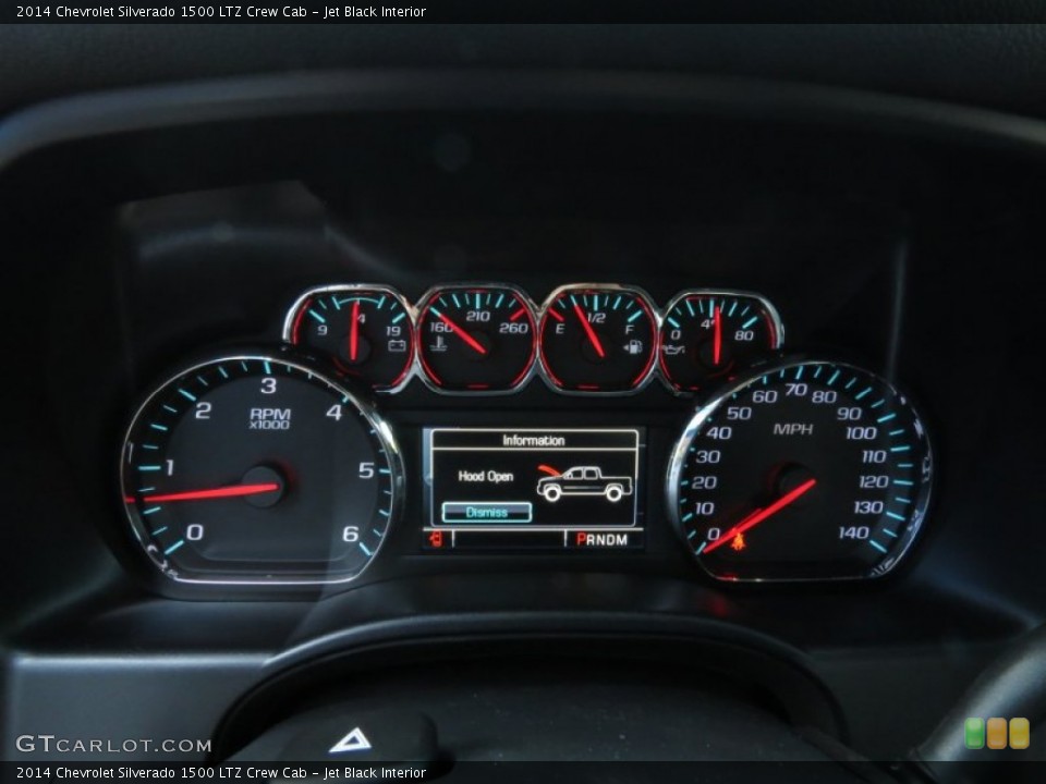 Jet Black Interior Gauges for the 2014 Chevrolet Silverado 1500 LTZ Crew Cab #85966155