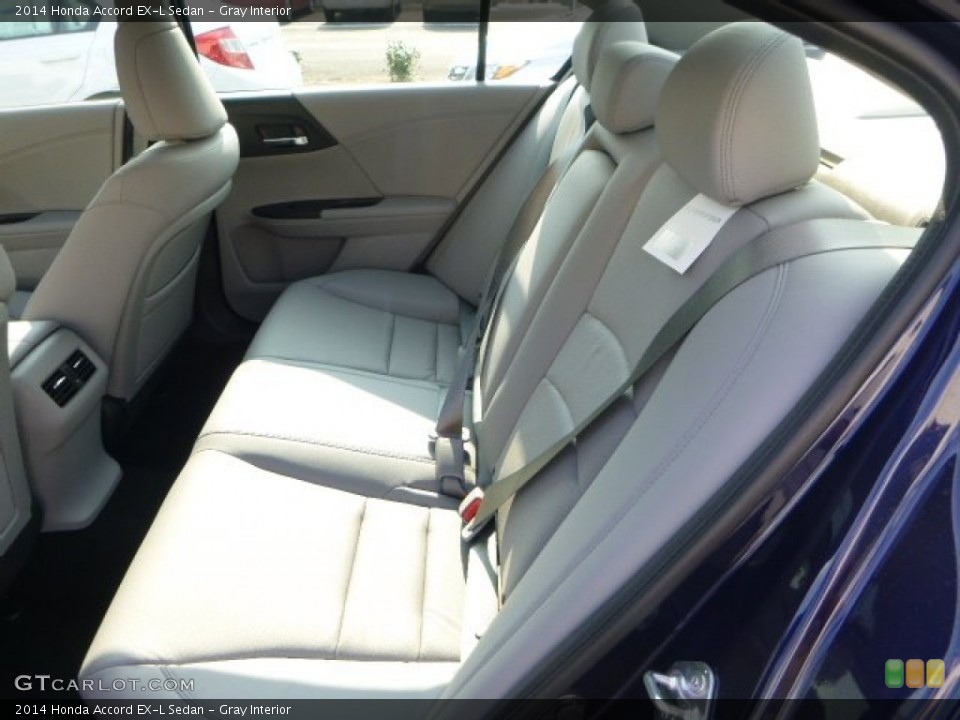 Gray Interior Rear Seat for the 2014 Honda Accord EX-L Sedan #85967247