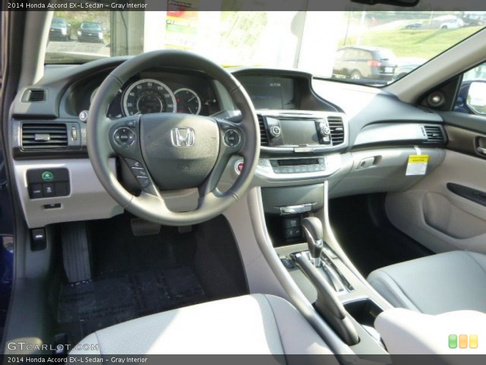 Gray Interior Prime Interior for the 2014 Honda Accord EX-L Sedan #85967277