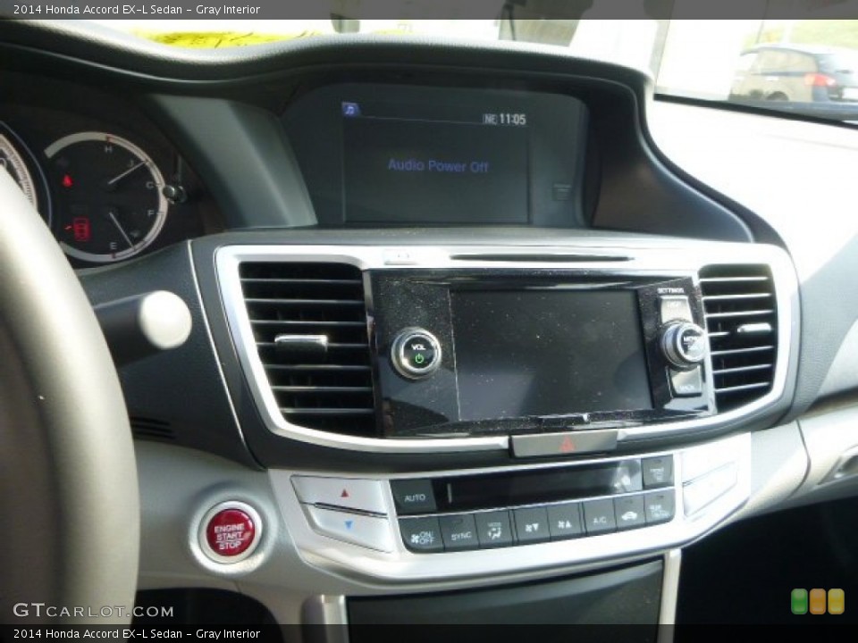 Gray Interior Controls for the 2014 Honda Accord EX-L Sedan #85967412