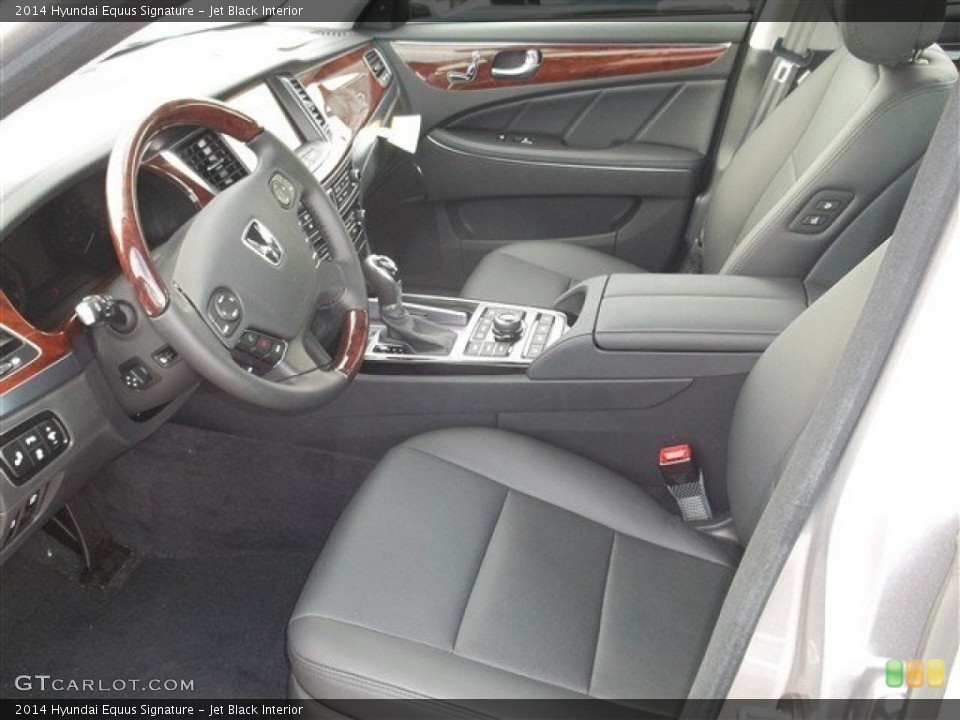 Jet Black Interior Photo for the 2014 Hyundai Equus Signature #85969212