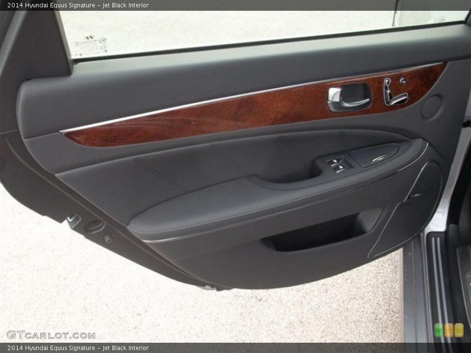 Jet Black Interior Door Panel for the 2014 Hyundai Equus Signature #85969320