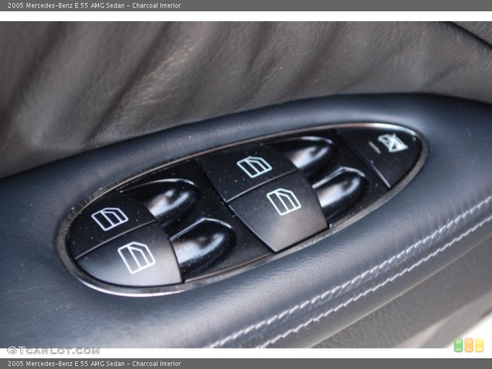 Charcoal Interior Controls for the 2005 Mercedes-Benz E 55 AMG Sedan #85970208