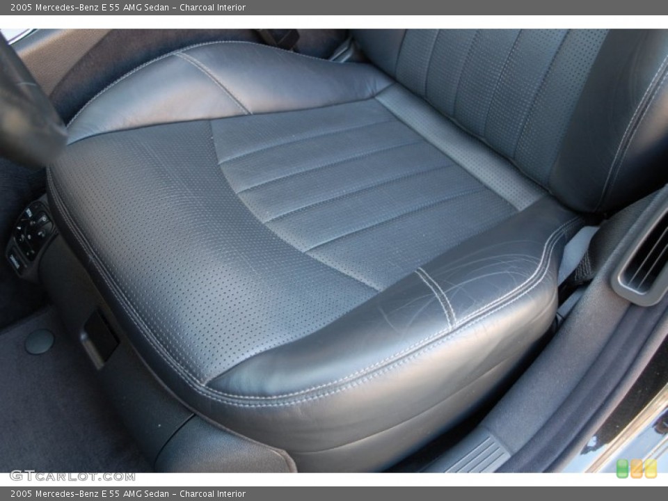 Charcoal Interior Front Seat for the 2005 Mercedes-Benz E 55 AMG Sedan #85970244