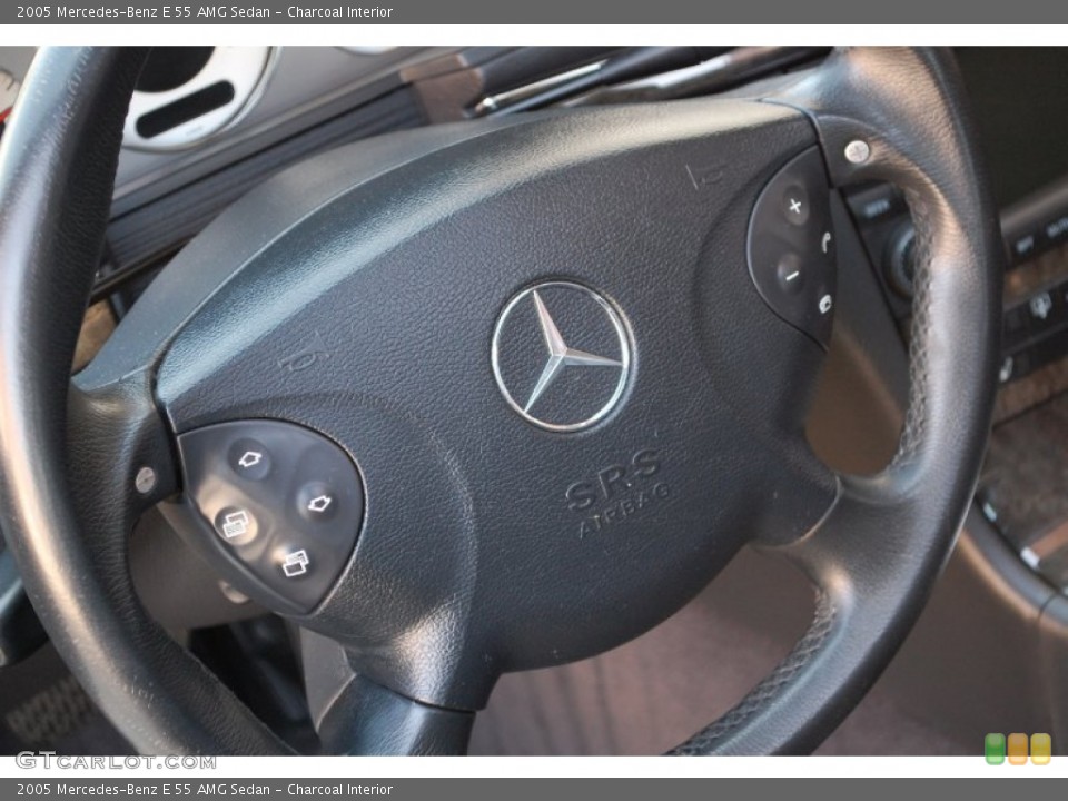 Charcoal Interior Steering Wheel for the 2005 Mercedes-Benz E 55 AMG Sedan #85970375