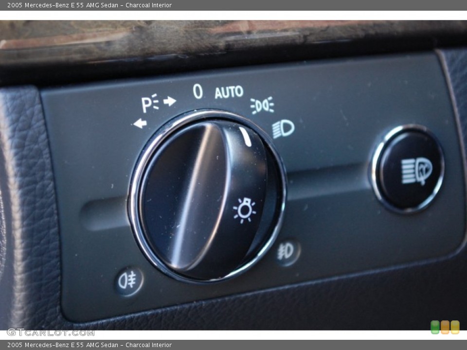 Charcoal Interior Controls for the 2005 Mercedes-Benz E 55 AMG Sedan #85970493