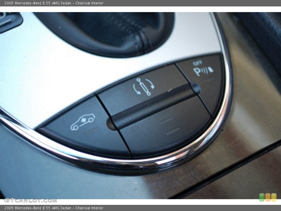 Charcoal Interior Controls for the 2005 Mercedes-Benz E 55 AMG Sedan #85970727