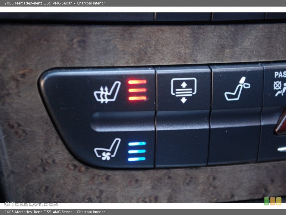 Charcoal Interior Controls for the 2005 Mercedes-Benz E 55 AMG Sedan #85970751