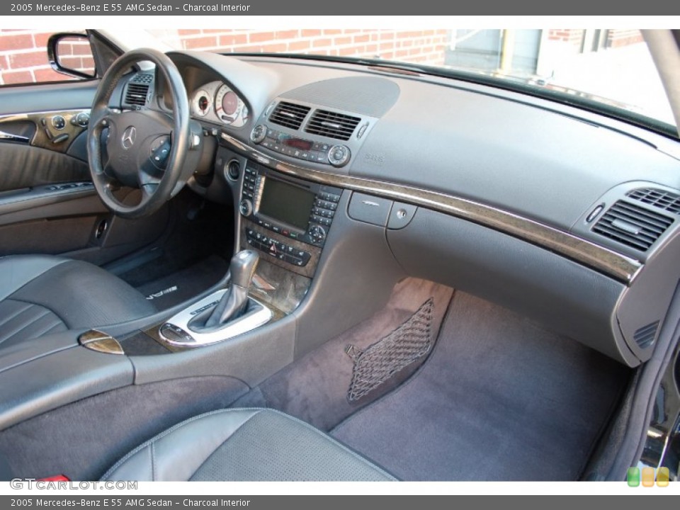 Charcoal Interior Dashboard for the 2005 Mercedes-Benz E 55 AMG Sedan #85971084