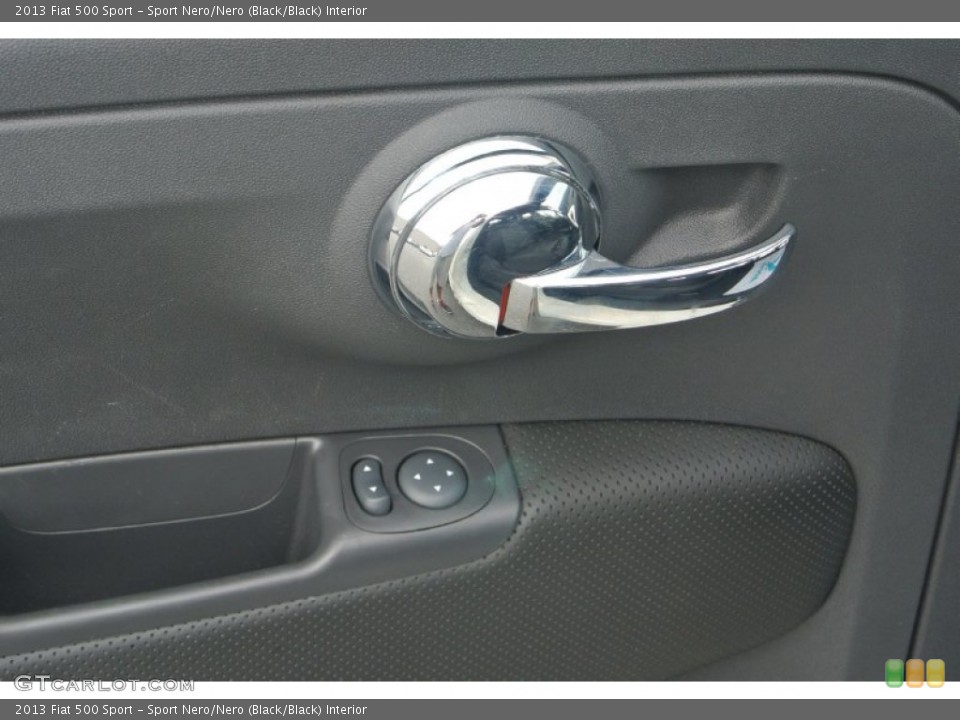 Sport Nero/Nero (Black/Black) Interior Controls for the 2013 Fiat 500 Sport #85972821