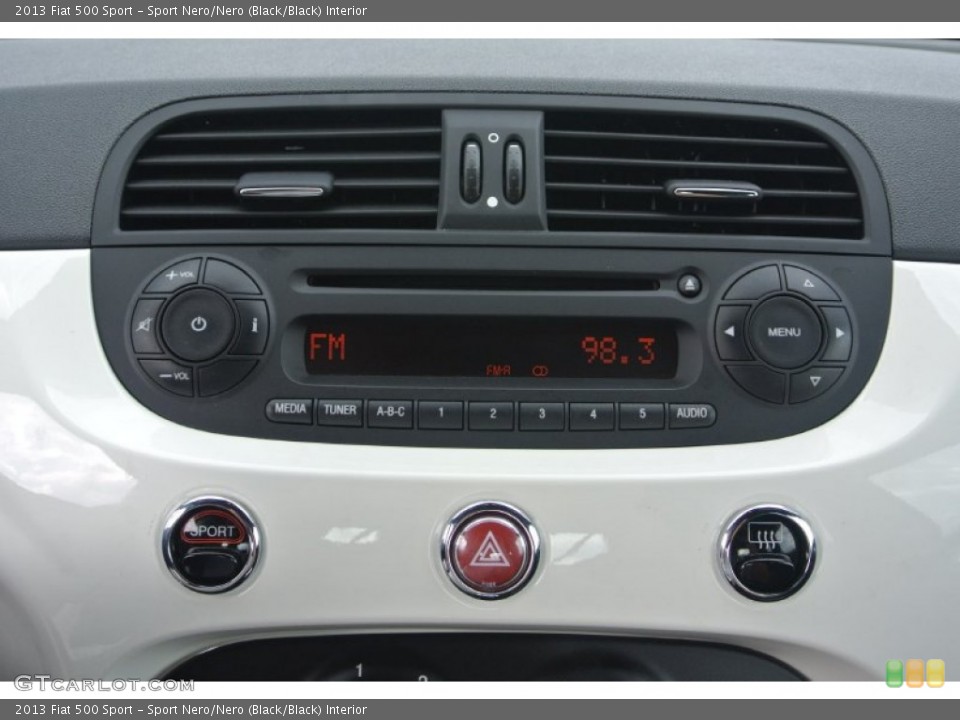 Sport Nero/Nero (Black/Black) Interior Audio System for the 2013 Fiat 500 Sport #85972935