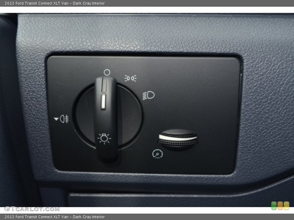 Dark Gray Interior Controls for the 2013 Ford Transit Connect XLT Van #85973010