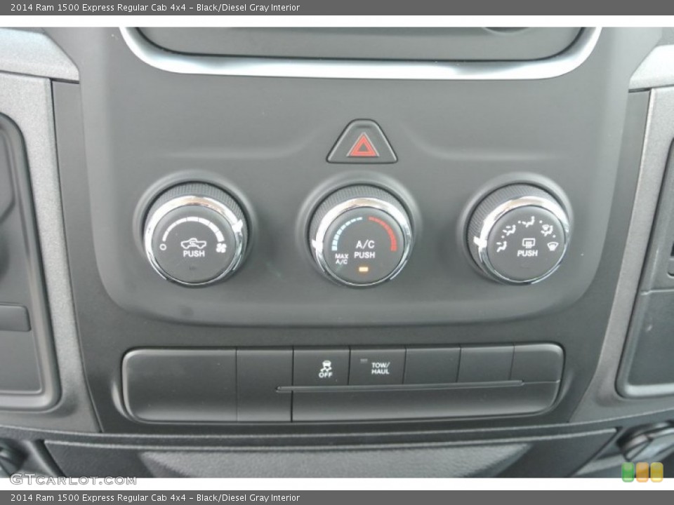 Black/Diesel Gray Interior Controls for the 2014 Ram 1500 Express Regular Cab 4x4 #85973427