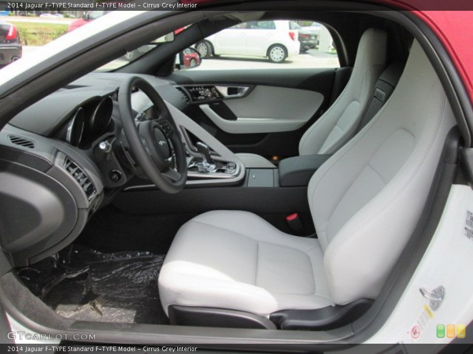 Cirrus Grey Interior Prime Interior for the 2014 Jaguar F-TYPE  #85979124