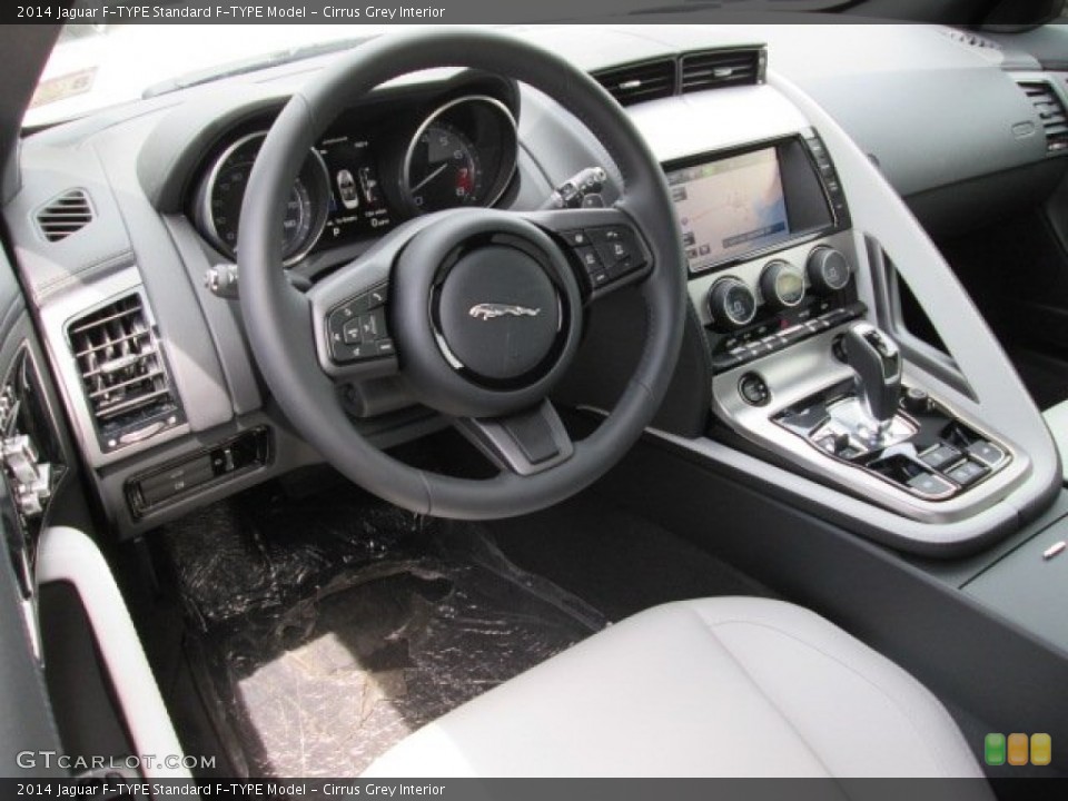 Cirrus Grey Interior Dashboard for the 2014 Jaguar F-TYPE  #85979140