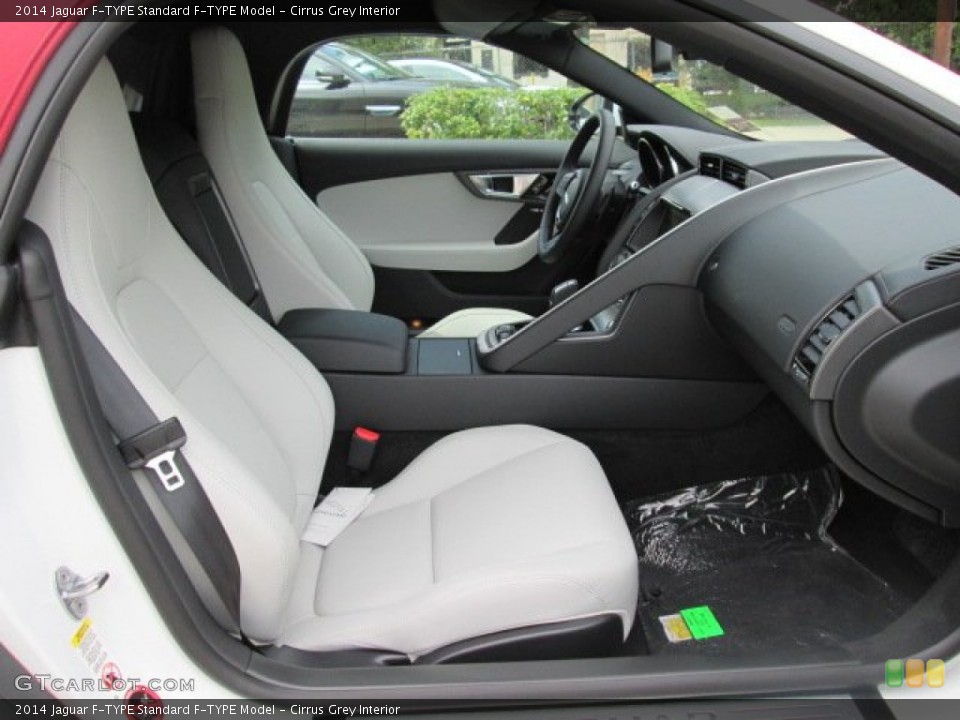 Cirrus Grey Interior Photo for the 2014 Jaguar F-TYPE  #85979157