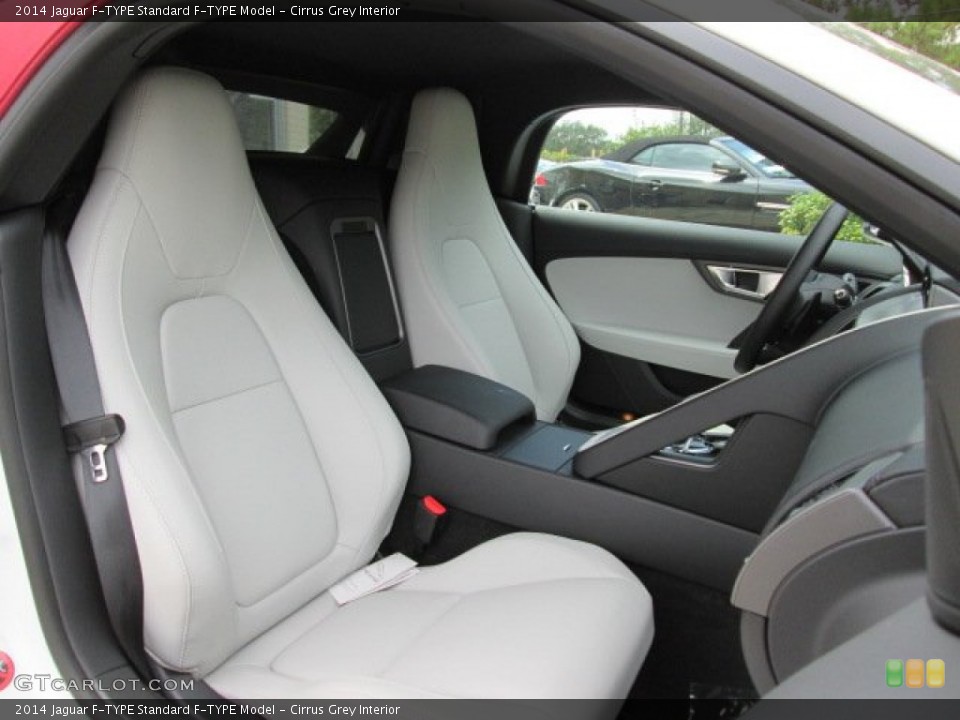Cirrus Grey Interior Front Seat for the 2014 Jaguar F-TYPE  #85979430