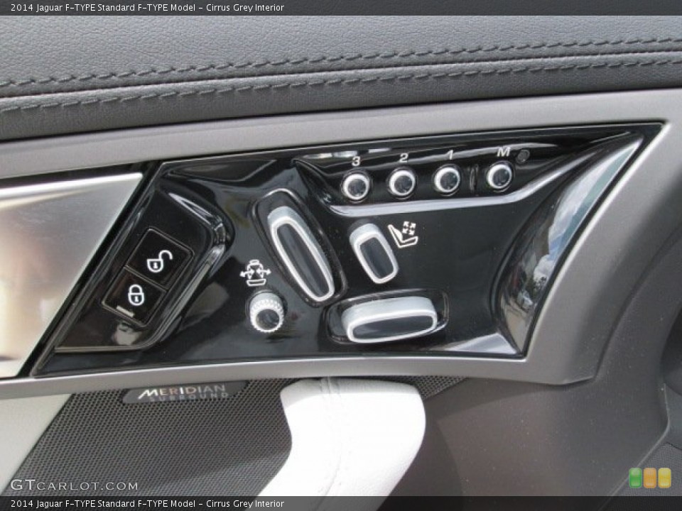 Cirrus Grey Interior Controls for the 2014 Jaguar F-TYPE  #85979451