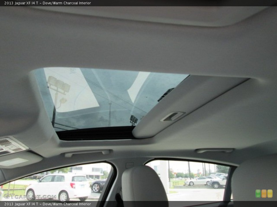 Dove/Warm Charcoal Interior Sunroof for the 2013 Jaguar XF I4 T #85979856