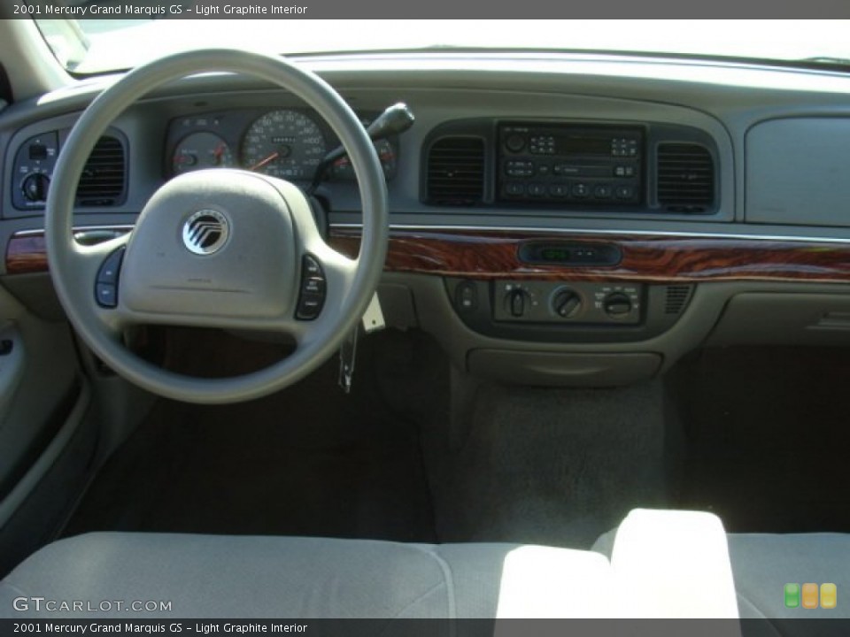 Light Graphite Interior Dashboard for the 2001 Mercury Grand Marquis GS #85980156