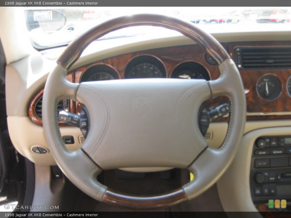 Cashmere Interior Steering Wheel for the 1998 Jaguar XK XK8 Convertible #85981725