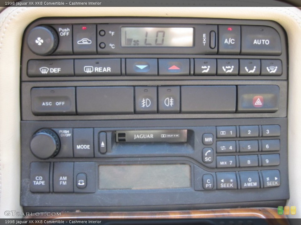 Cashmere Interior Controls for the 1998 Jaguar XK XK8 Convertible #85981764