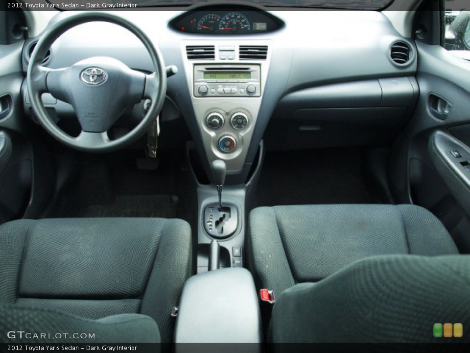 Dark Gray Interior Photo for the 2012 Toyota Yaris Sedan #85985865