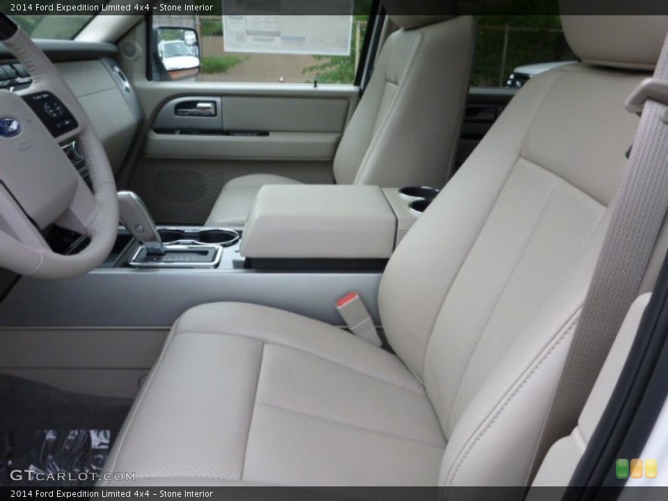 Stone Interior Front Seat for the 2014 Ford Expedition Limited 4x4 #85988349