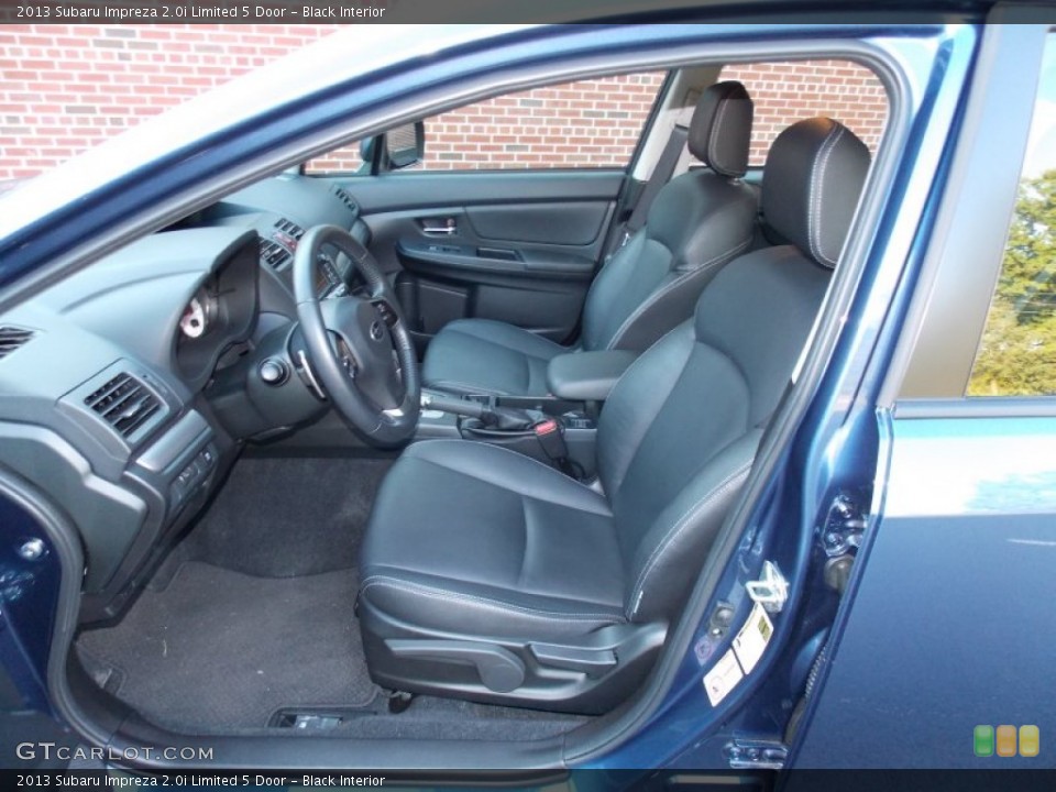 Black Interior Photo for the 2013 Subaru Impreza 2.0i Limited 5 Door #85988490