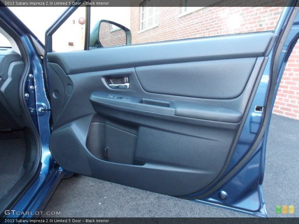 Black Interior Door Panel for the 2013 Subaru Impreza 2.0i Limited 5 Door #85988646