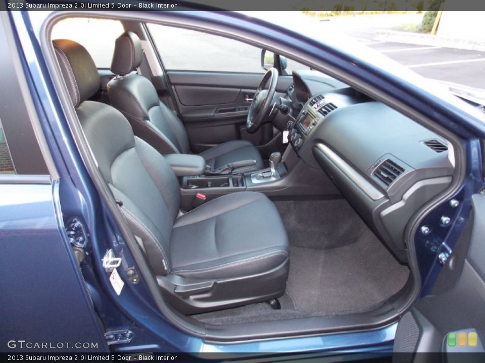 Black Interior Front Seat for the 2013 Subaru Impreza 2.0i Limited 5 Door #85988694