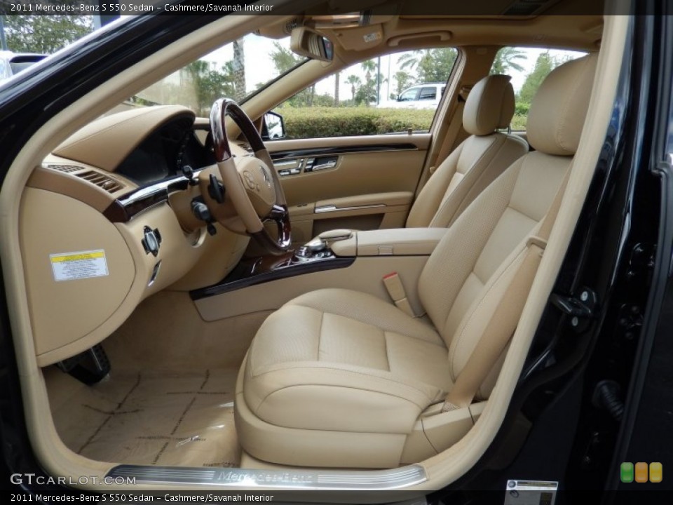 Cashmere/Savanah Interior Photo for the 2011 Mercedes-Benz S 550 Sedan #85990635