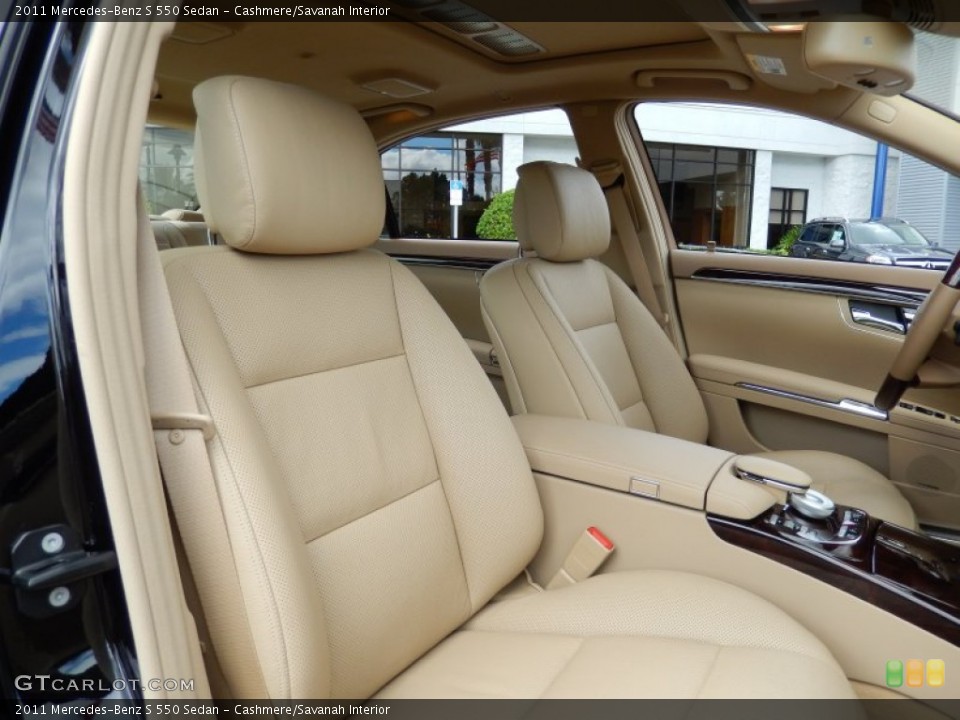Cashmere/Savanah Interior Front Seat for the 2011 Mercedes-Benz S 550 Sedan #85990797