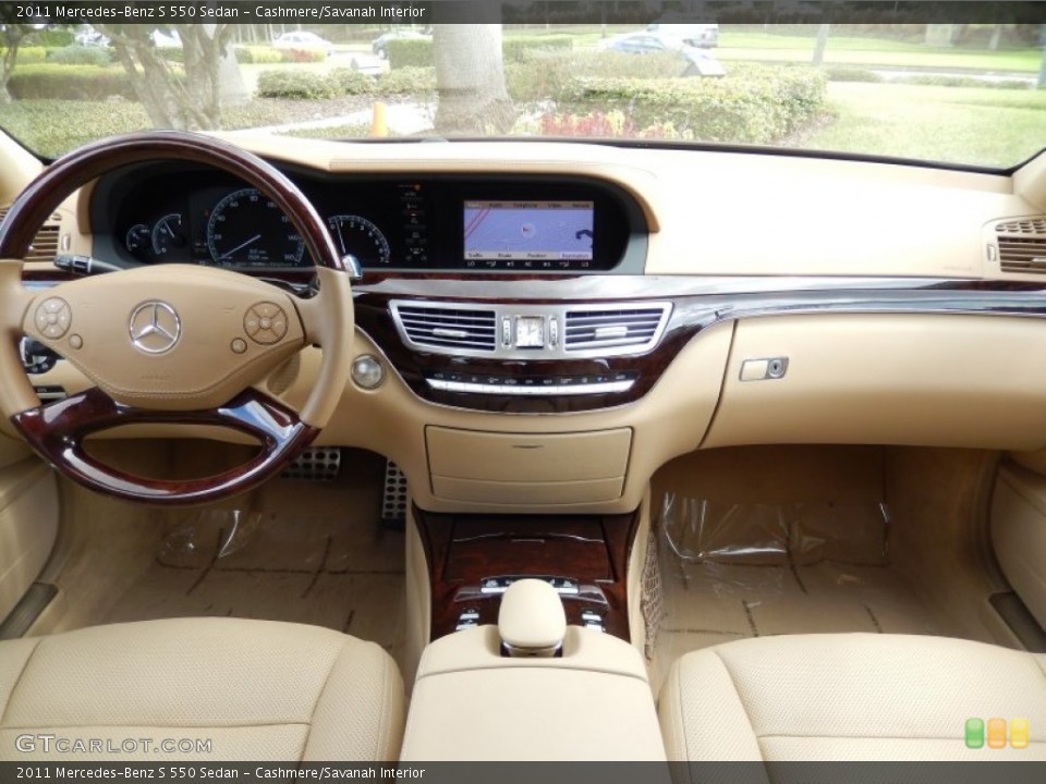 Cashmere/Savanah Interior Dashboard for the 2011 Mercedes-Benz S 550 Sedan #85990842