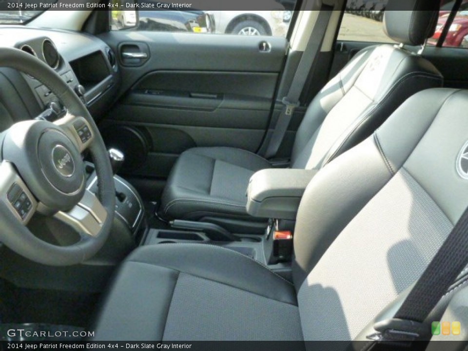 Dark Slate Gray Interior Photo for the 2014 Jeep Patriot Freedom Edition 4x4 #85992324