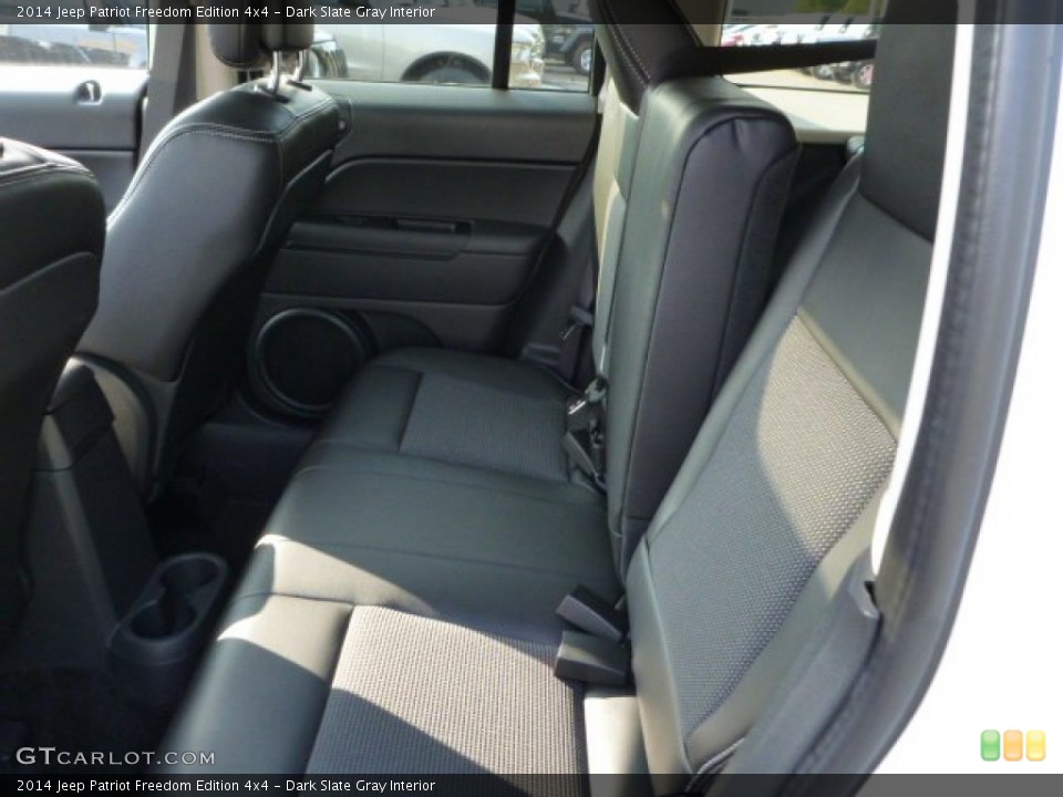 Dark Slate Gray Interior Rear Seat for the 2014 Jeep Patriot Freedom Edition 4x4 #85992344